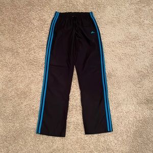 Adidas wind track pants, size small, NWOT